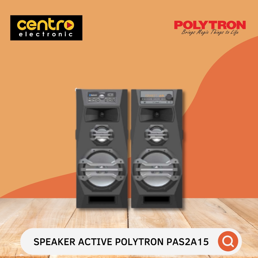 POLYTRON SPEAKER ACTIVE USB + BLUETOOTH PAS2A15 PAS 2A15