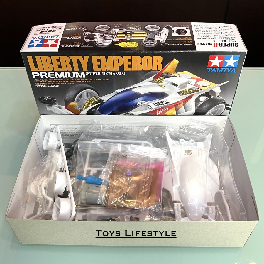 Mainan Rakit Mobil Tamiya Mini 4WD - Liberty Emperor (ORIGINAL)