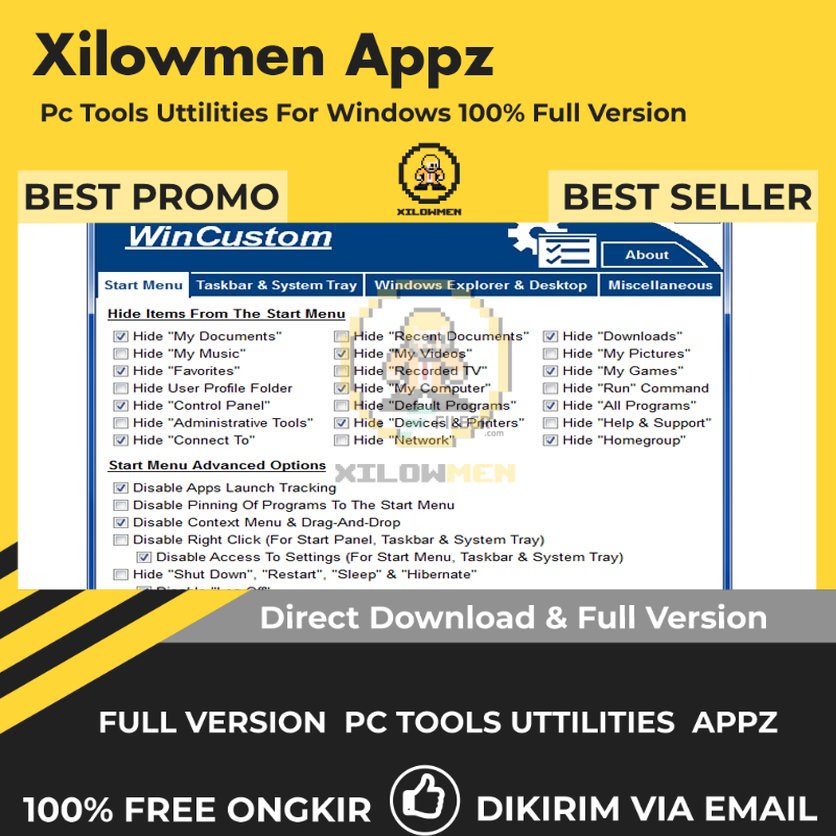 [Full Version] WinCustom Pro PC Tools Software Utilities Lifetime Win OS