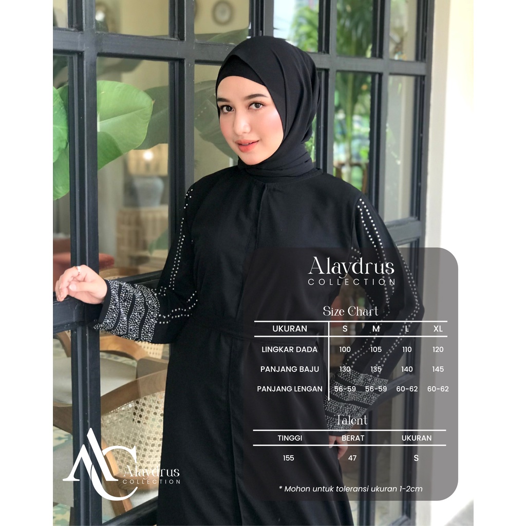 Abaya Gamis Turkey Jubah Outer Hitam Muslimah Jubah Arab Saudi Dress Wanita 923