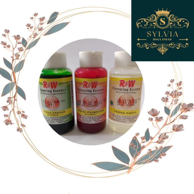 

R&W / RW Flavouring essense 50 ml Cokelat, Vanila, Pandan