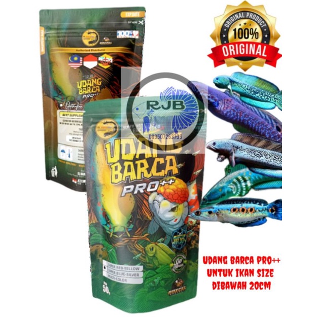 Udang Kering EL BARCA PRO++ SUPER BLUE-SILVER