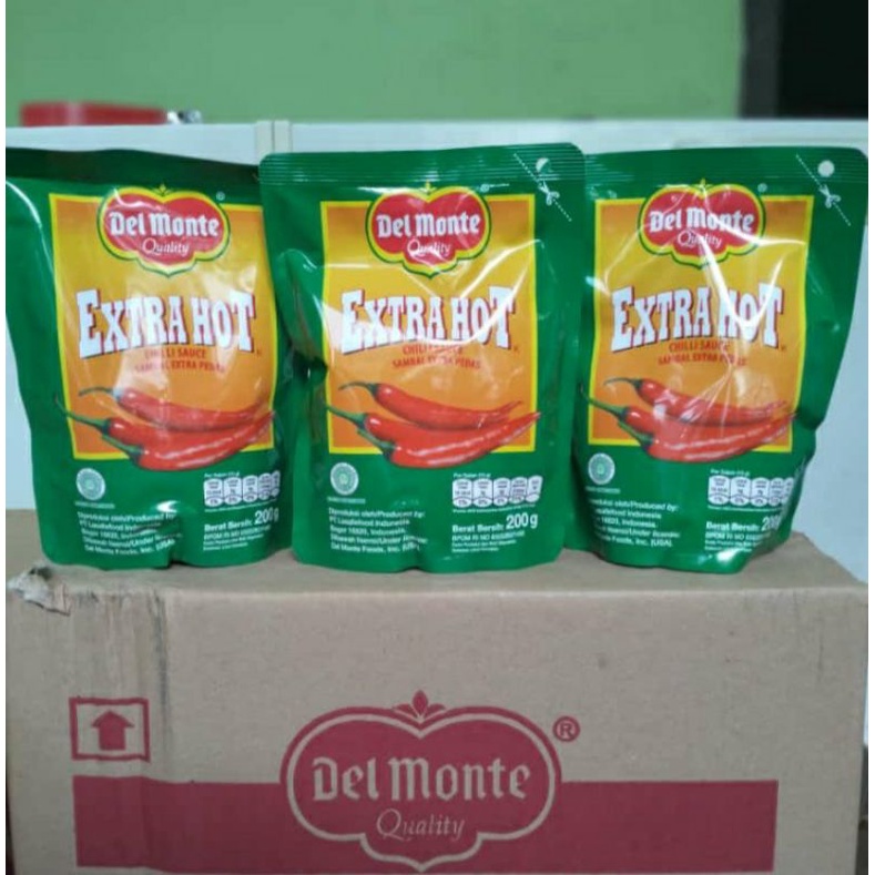 

Delmonte Saus Sambal Extra Hot kemasan 200 gram