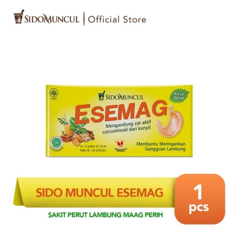 

Sido Muncul Esemag Cair 5's - Sakit Perut Lambung Maag Perih