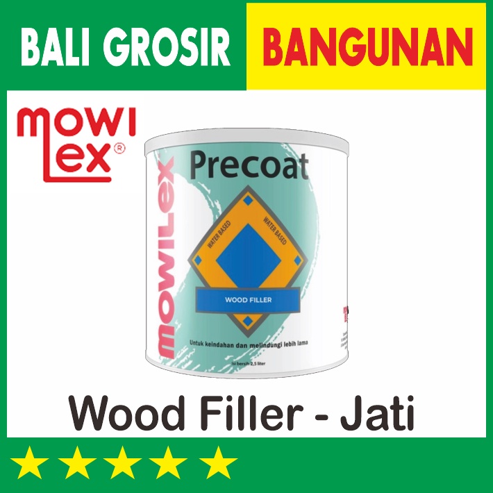 JATI - MOWILEX PRE COAT WOOD FILLER DEMPUL KAYU