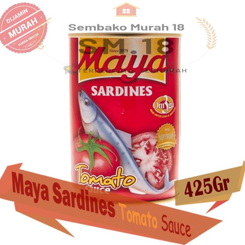 

☛ Terbatas! Sarden Maya Besar Saus Tomat Per KALENG - 425gr - Grosir Termurah .,.,.,.,