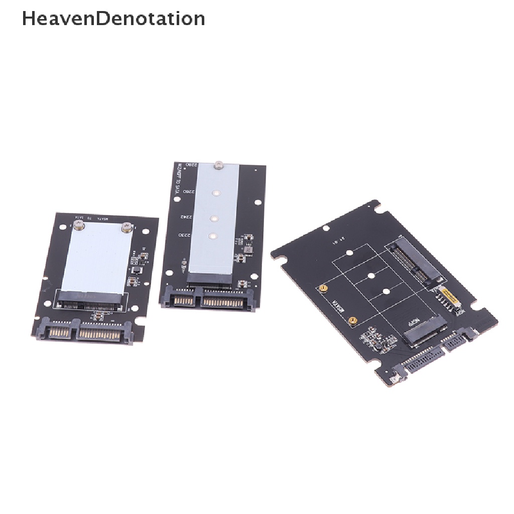 [HeavenDenotation] Msata Ssd Ke 2.5 ''SATA 6.0gps Adapter Converter Kartu Modul Papan Mini Pcie Ssd HDV