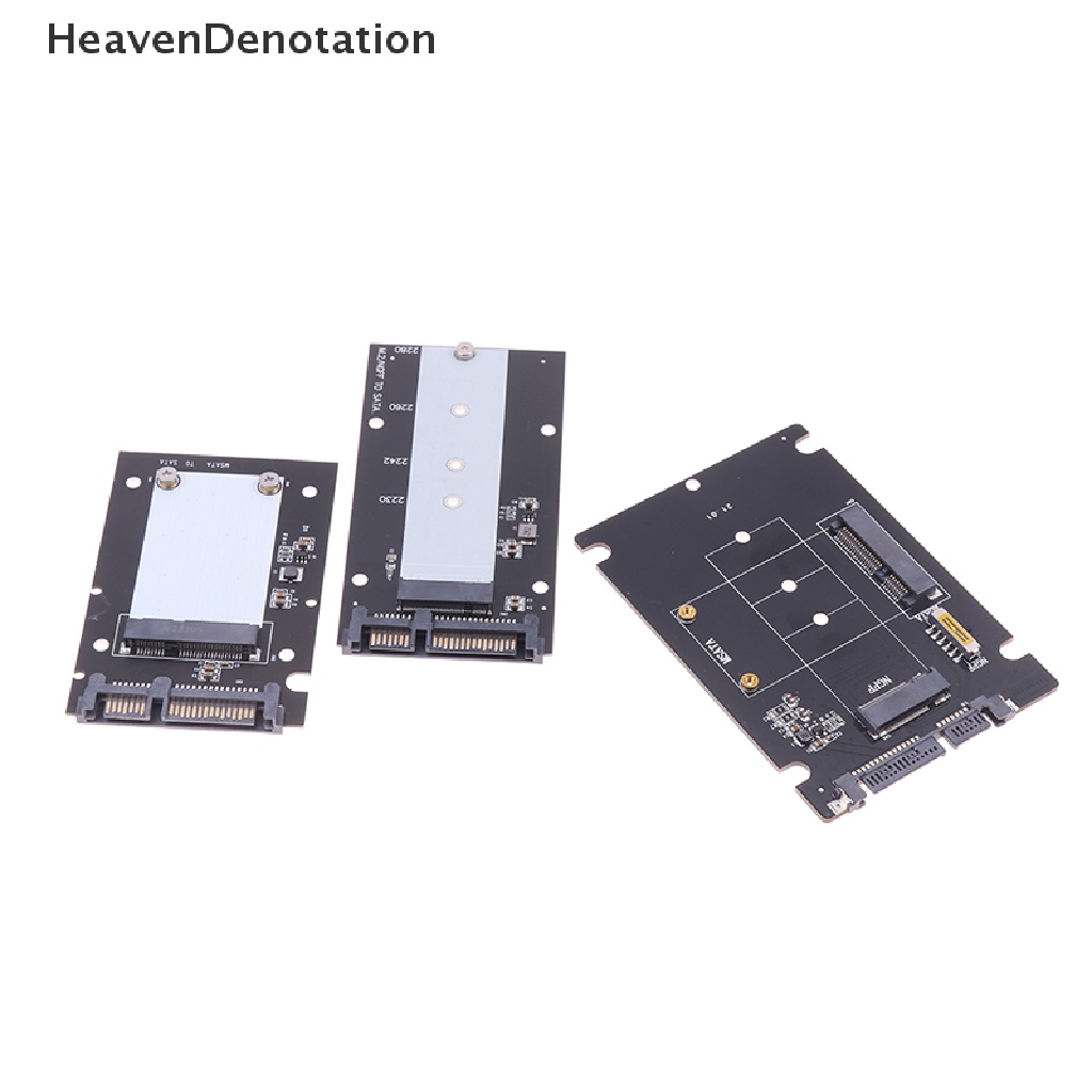 [HeavenDenotation] Msata Ssd Ke 2.5 ''SATA 6.0gps Adapter Converter Kartu Modul Papan Mini Pcie Ssd HDV