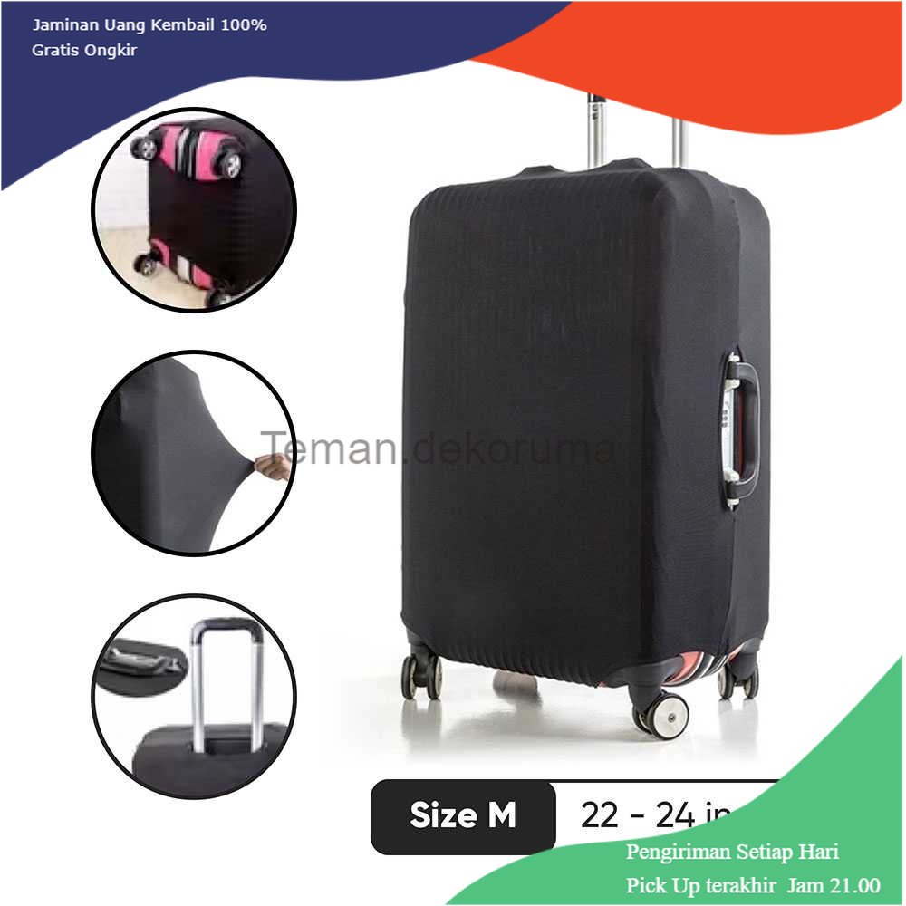 TD - TRV Cover Koper Elastis Polos Suitcase Cover - ZY005