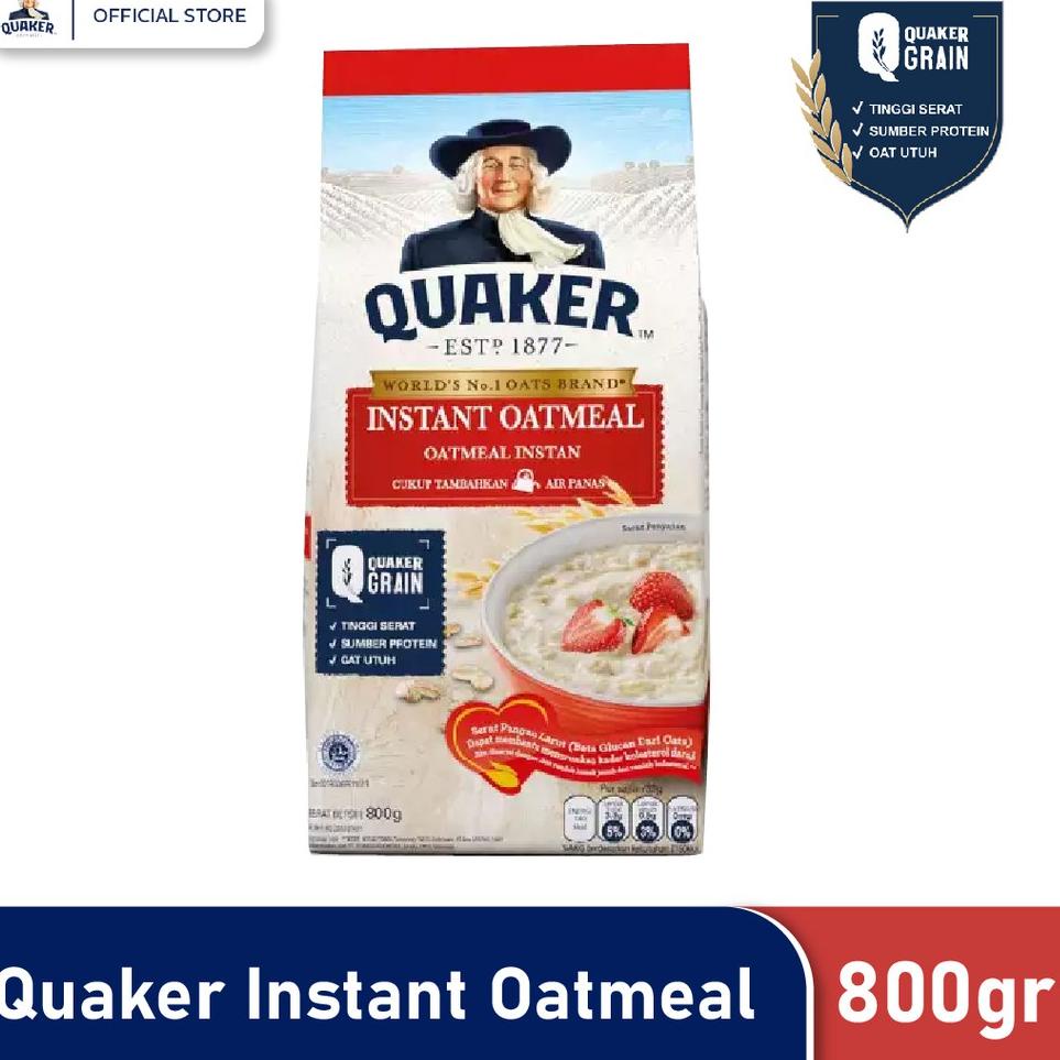 

☎ Quaker Instant Oatmeal 800 gr ♧