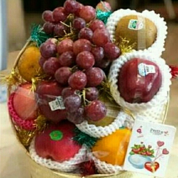 

(COD) PAKET PARCEL BUAH SEGAR FRESH S/M/L - S