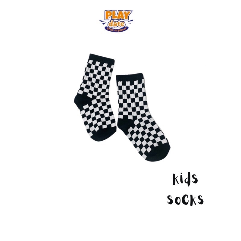 Playdate Kaos Kaki Anak Bayi Laki Laki Cowok Perempuan Cewek Korea Lucu Kaus Kaki Anak Angkle Socks Kaos Kaki Semata Kaki Anak