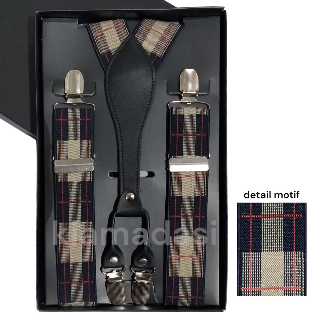 Suspender Pria Import Suspender Lux Suspender Motif