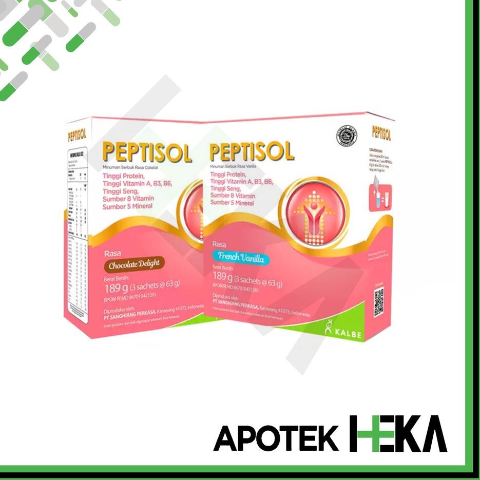 

✥ Peptisol Vanila/Coklat 189 gram - Tinggi Protein Rendah Residu ❃