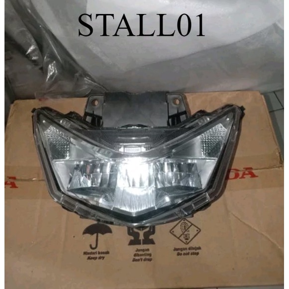 reflektor lampu depan beat LED 2020 asli original
