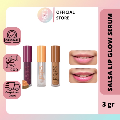 Qeila - SALSA LIP GLOW SERUM BPOM PENCERAH BIBIR