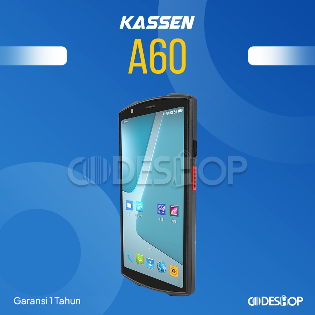 Scanner Barcode Kassen A60 PDA Android 2D Mobile Scanner