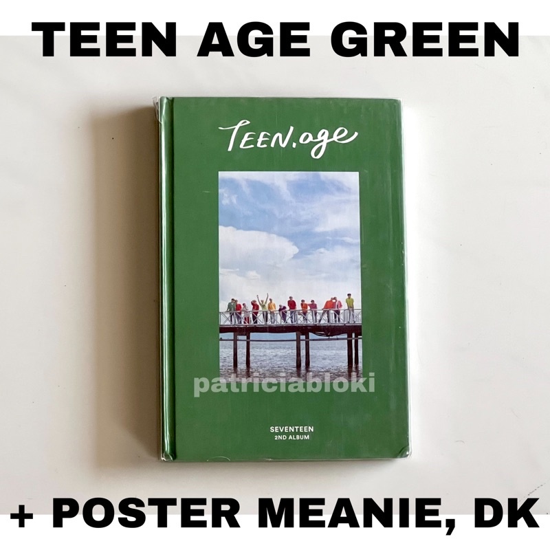 Fullset + Poster 2nd Album Seventeen Teen Age Green Ver Unsealed Batangas Preloved pc TA TeenAge Ora