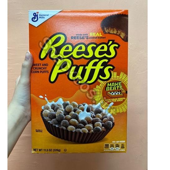 

➼ GENERAL MILLS REESES PUFFS PEANUT BUTTER CEREAL - REESE'S SEREAL USA ➾