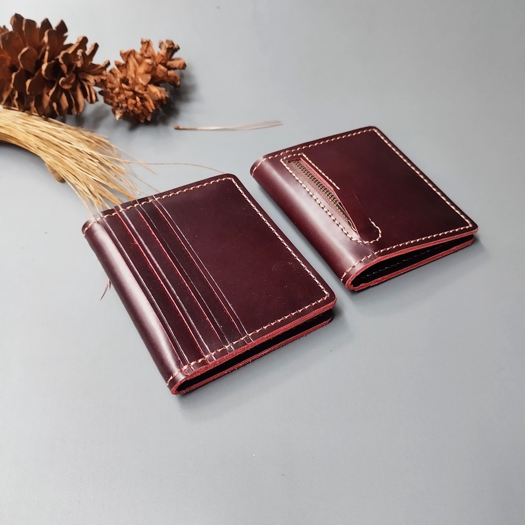 Dompet Mini Kulit Asli Card Wallet Simple