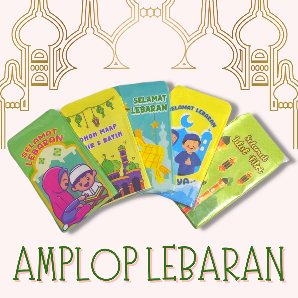 

Amplop Lebaran ISI 10PCS / Amplop Uang Mini Motif Lucu