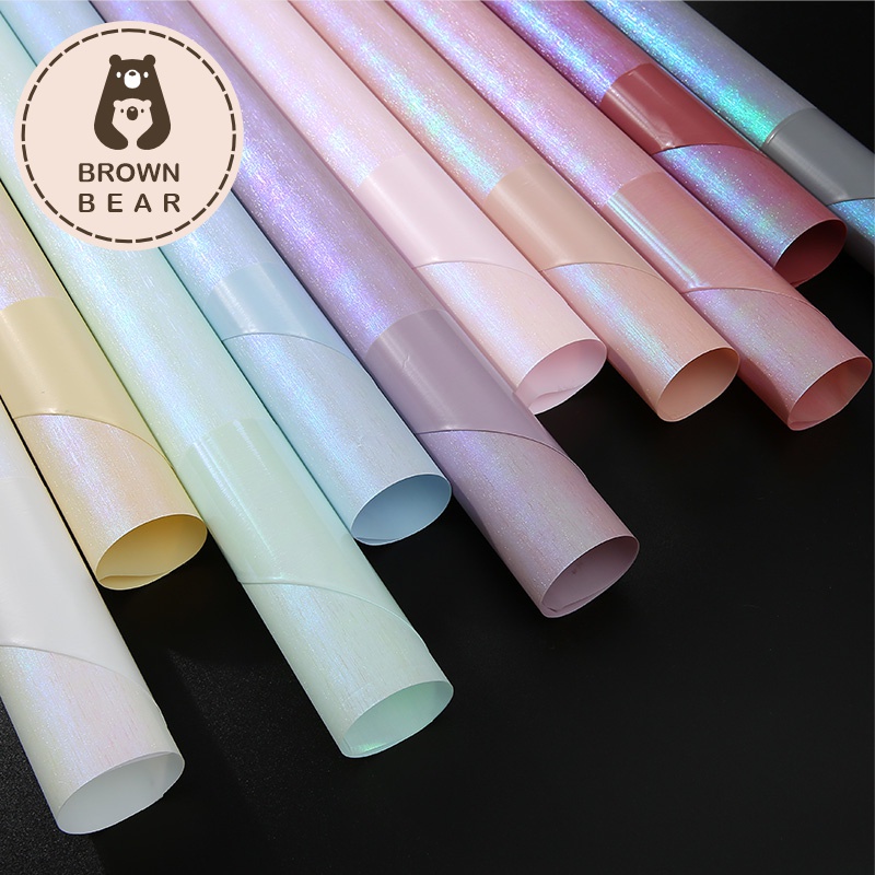 

(3 LEMBAR) Kertas Bunga Bicolor Rainbow Pelangi / Flower Wrapping Paper / Kertas Cellophane
