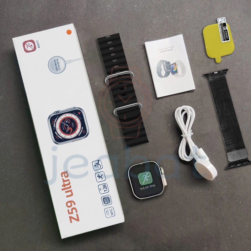 Get 7 Strap❤️Smartwatch Series 9 Ultra7in1 Bluetooth Full Touch Screen Phone Call IP68 Waterproof Custom Watch Face Body Temperature Sports