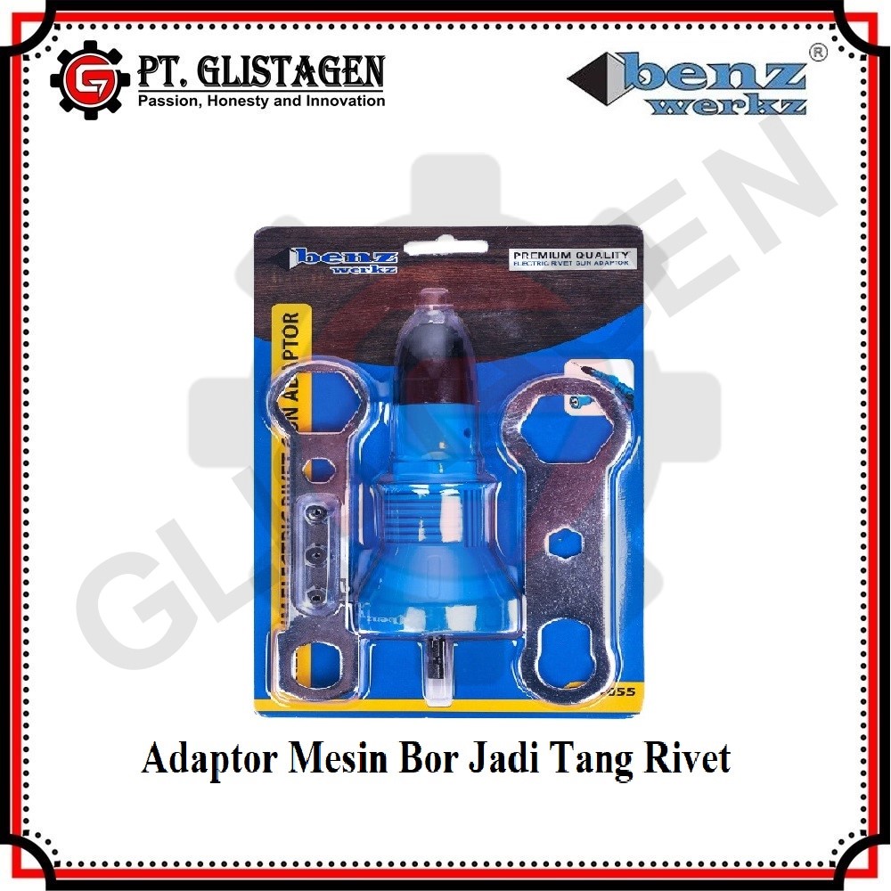 BENZ BZ-9055 Adaptor Tang Rivet Mesin Bor - Ripet Gun Elektrik Adapter