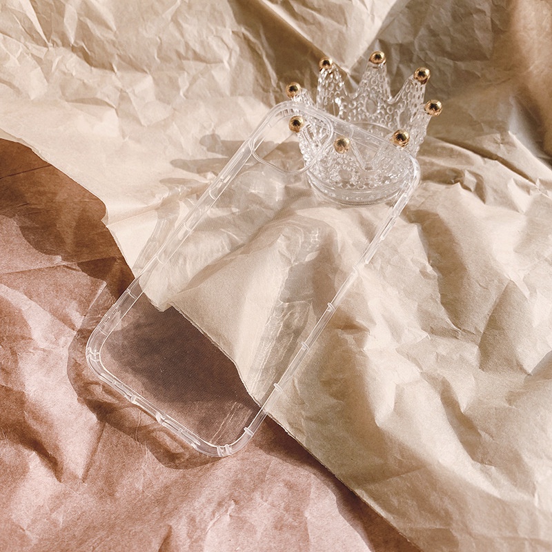 IPHONE Soft Case Pelindung Pencegah Jatuh Transparan Untuk Casing Iphone14 6/6s 6plus7 /8 SE 2020 7P/8Plus X XS XR 11 12 13 Mini Pro Max