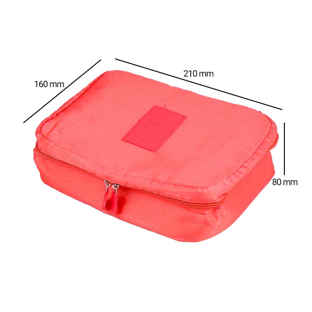 (BISA COD) FTIHSHP Cassiey Tas Kosmetik dan Sabun Travel Bag Organizer - VER.2