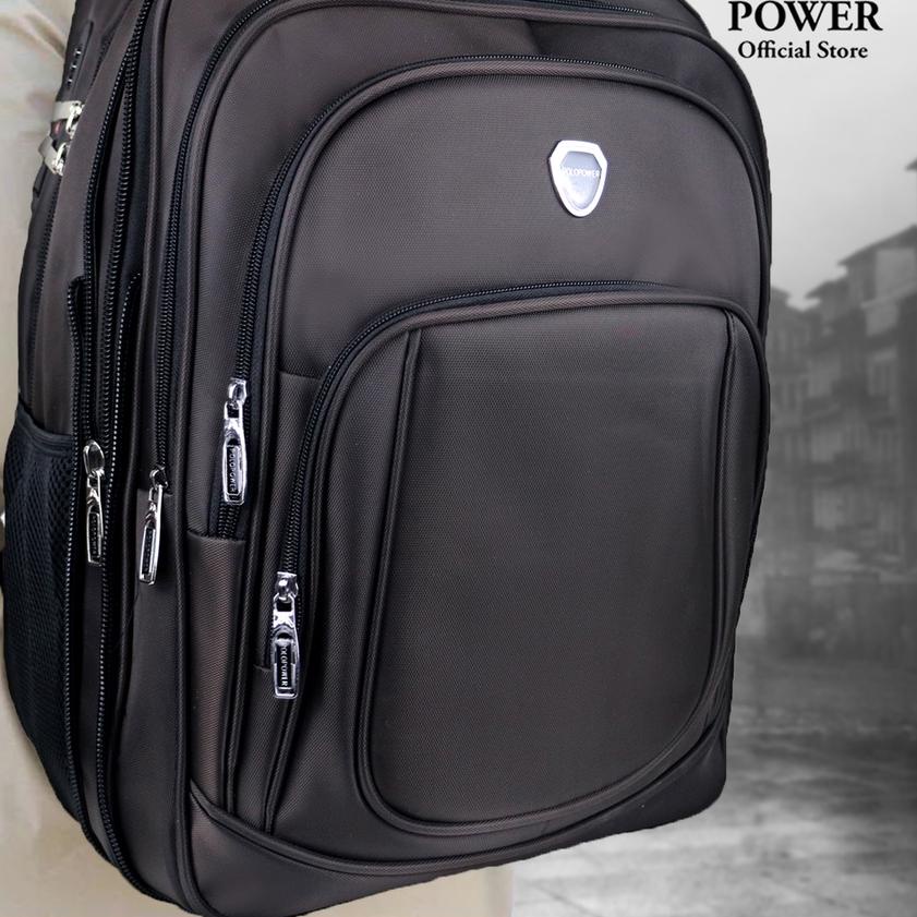 ♨ Polo Power Tas Pria Ransel Laptop Backpack Expanding Import Tas Punggung Pria Ransel Polo Original