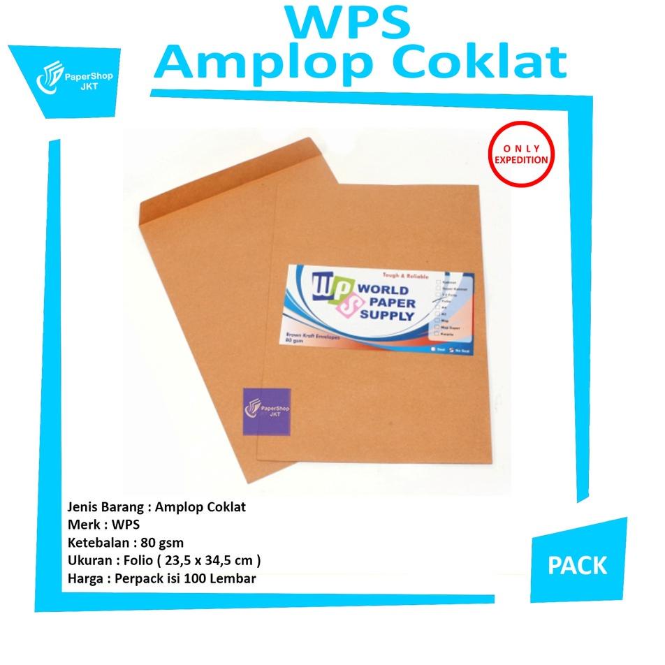 

Super Bintang WPS - amplop coklat ukuran folio ( 23,5 x 34,5 cm )
