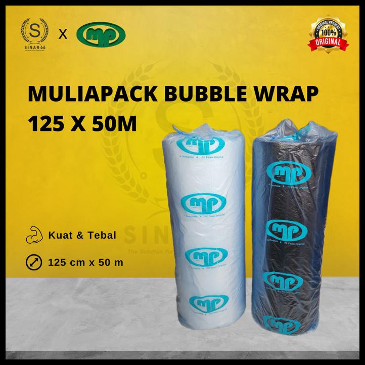 

Muliapack Mulia Pack Bubble Wrap Mp 1 Roll 125 Cm X 50 M 3.3 Kg