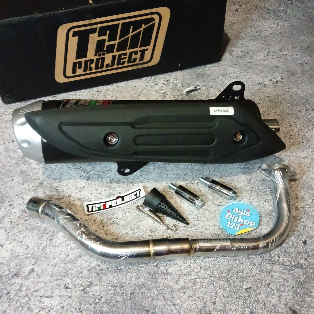 KNALPOT TZM PROJECT RACING VARIO LED OLD 125/150 / KANLPOT CMS RACING TZM VARIO LED OLD 125 150