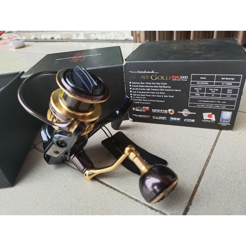 reel team seahawk blast gold sw2000