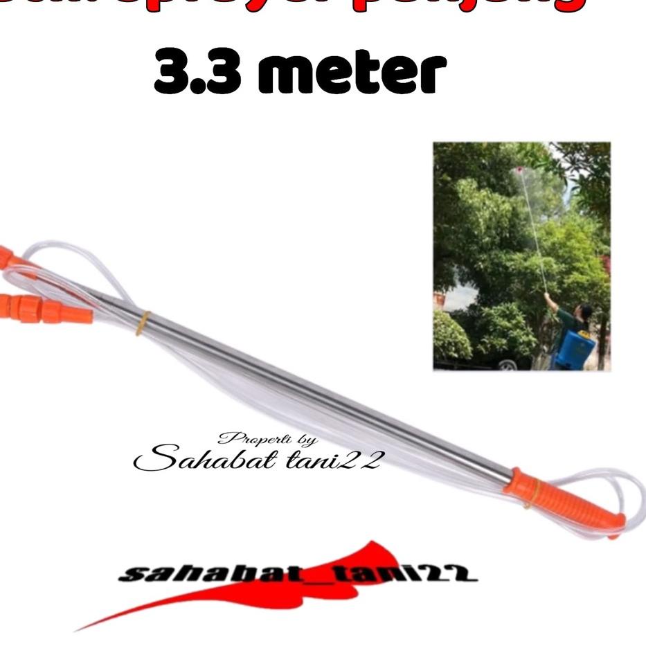 Promo Keren Stik sprayer elektrik panjang stik sprayer teleskopik 3.3meter Stik sprayer antena elekt