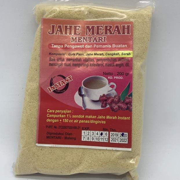 

F35 Jahe Merah Bubuk Cap Mentari 170gr TREND ❁