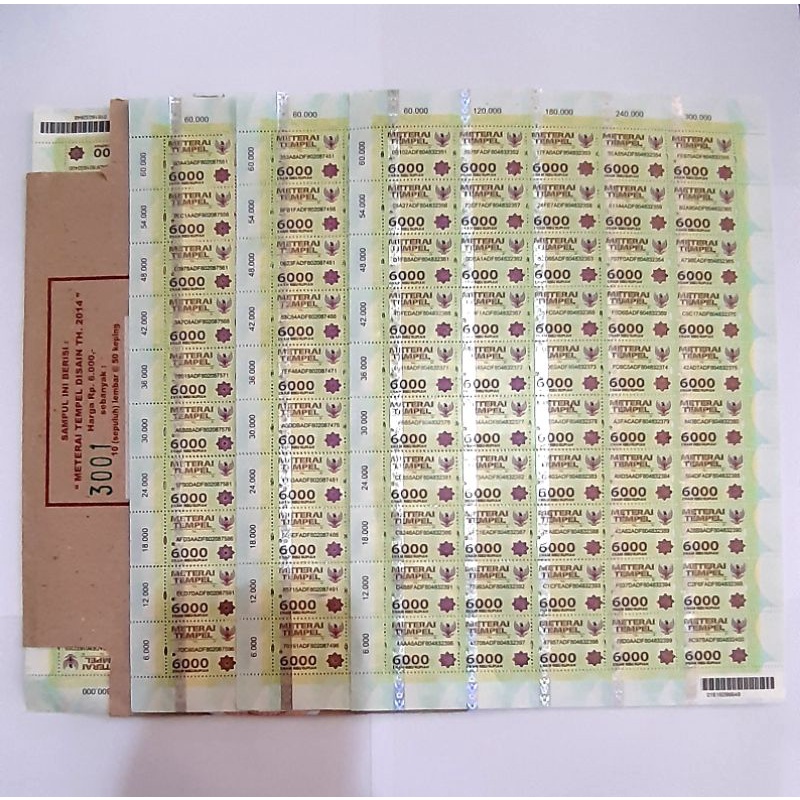 Benda Pos Perangko Ma Te Rai 6000 Asli Pos Indonesia