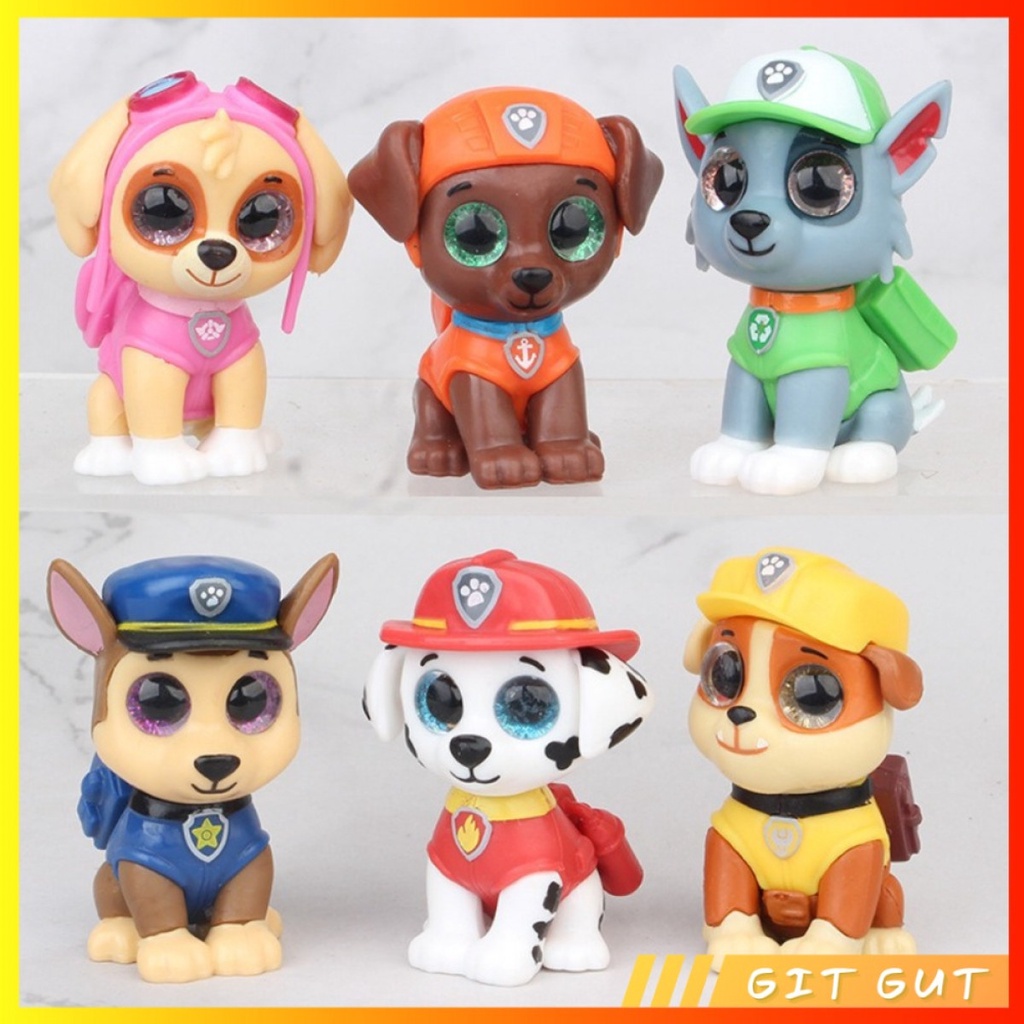 Action Figure Pajangan Mainan 6 Pcs Harry Paw Patrol