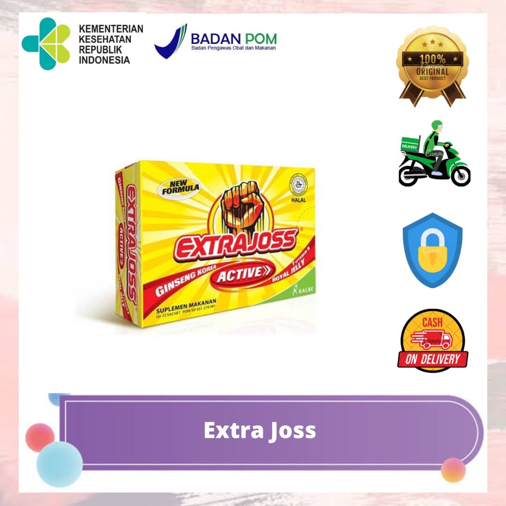 

Minuman Energi Extra Joss - Extrajoss Isi 1 Box isi 12 sachet