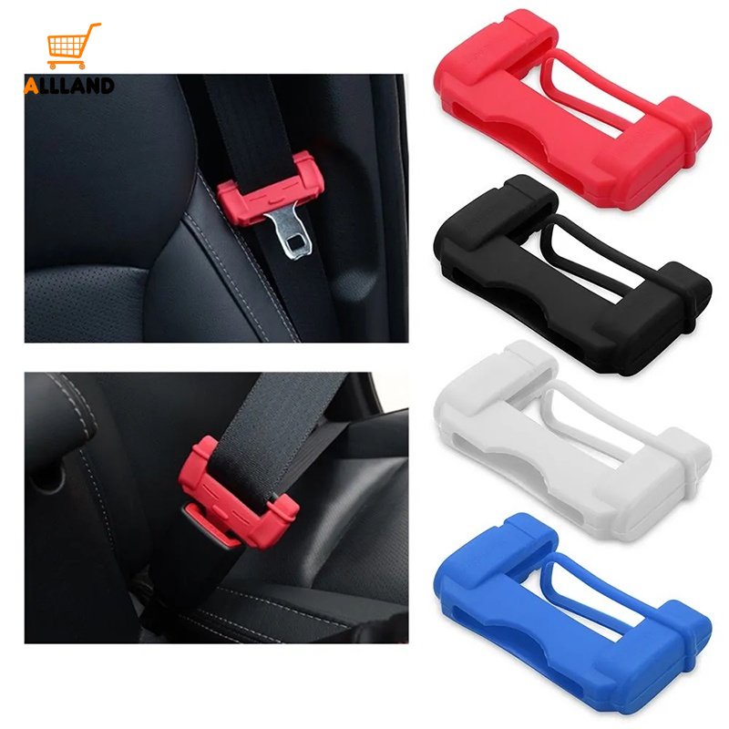 Universal Car Seatbelt Buckle Silicone Protection Case/Penutup Gesper Sabuk Pengaman Otomotif Anti Gores/Aksesoris Dekoratif Internal Kendaraan