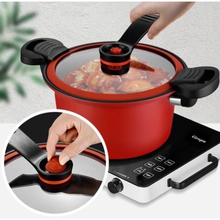 Prestoku Panci Presto Qme Teflon Totipotent Micro Pressure Cooker Pot 22Cm 3.5L