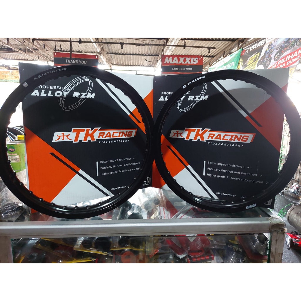 Velg TK Racing Bright Ring 18 Black