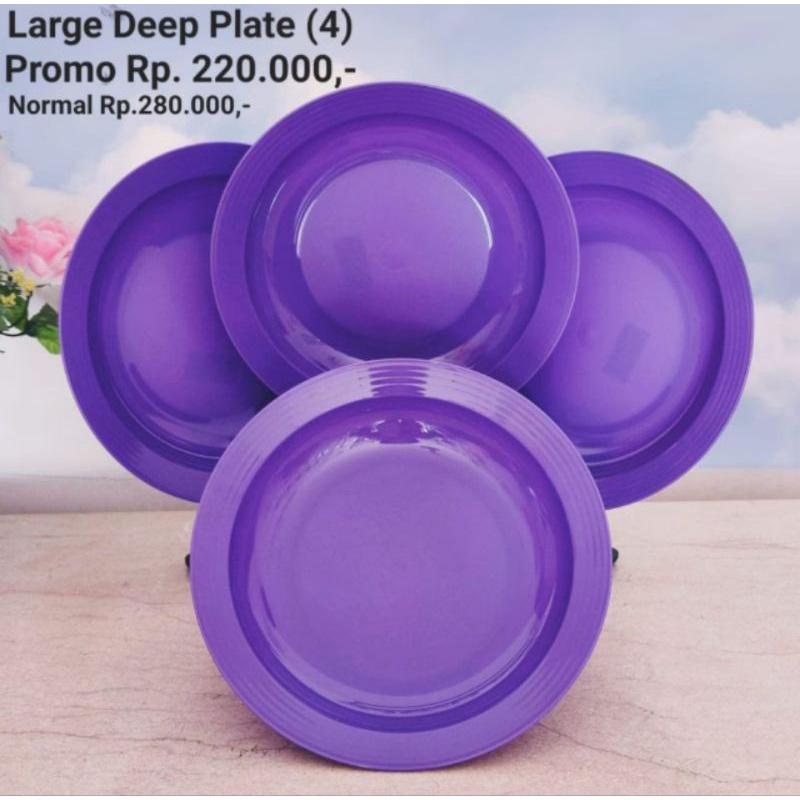 large deep plate