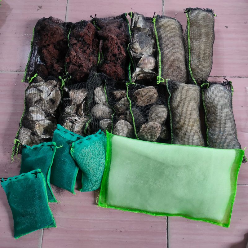 PAKET MEDIA FILTER KOLAM IKAN 18 PENJERNIH AIR KOLAM