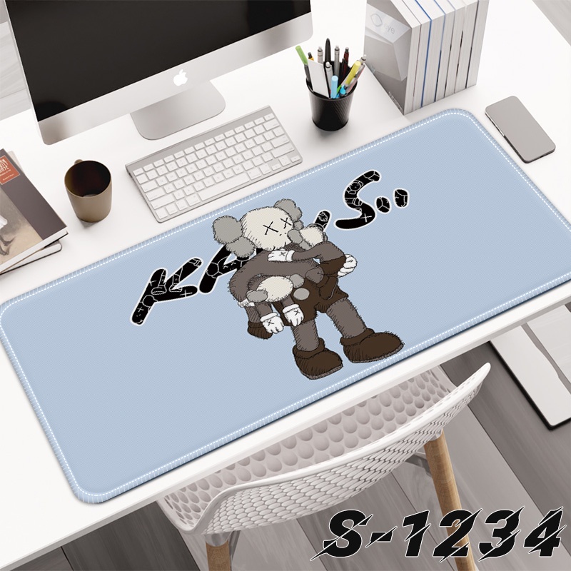 Kartun Oversized Mouse Pad Anak Laki-Laki Anime Alas Meja Menebal Seaming Keyboard Komputer Mouse Pad