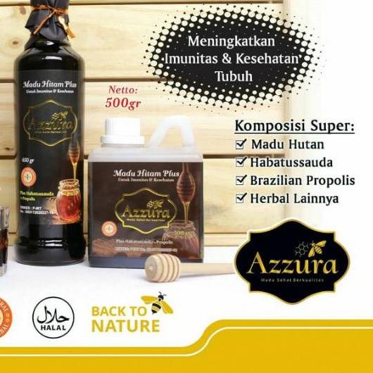 

✺ Azzura - Hitam Pahit Plus Propolis Habatussauda ☛