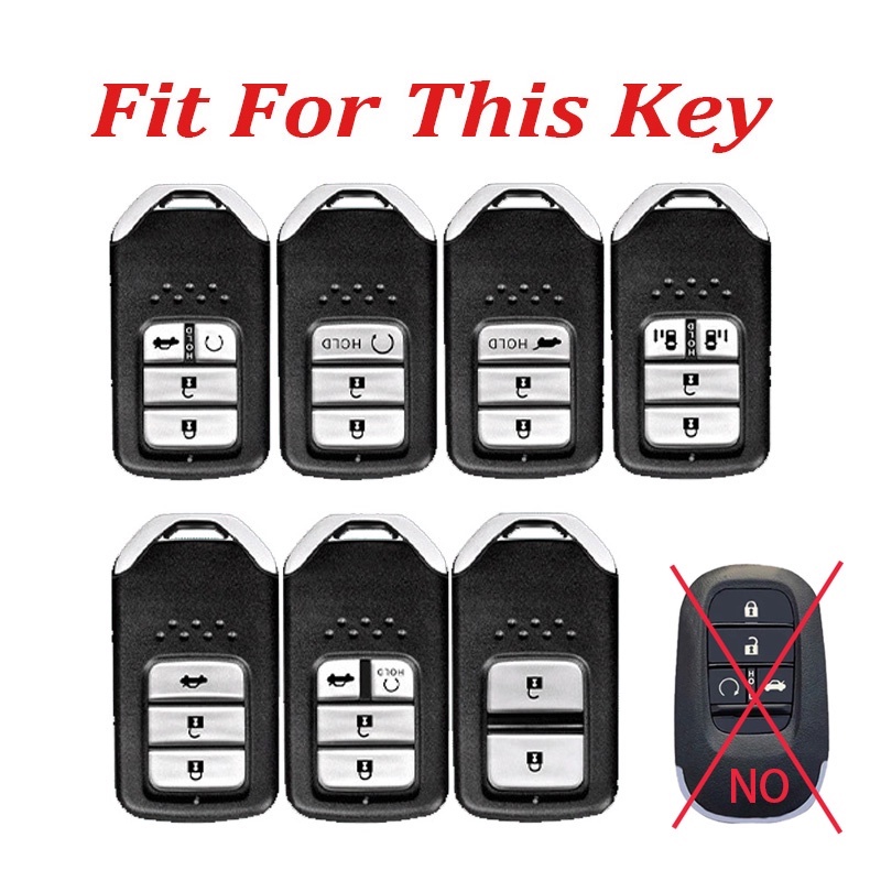 1PCS / Car Key Protector Cover 2 3 4 Buttons for Honda Accord 9 Crider City Vezel Spirior Odyssey Civic Jazz Hrv Crv Fit Freed