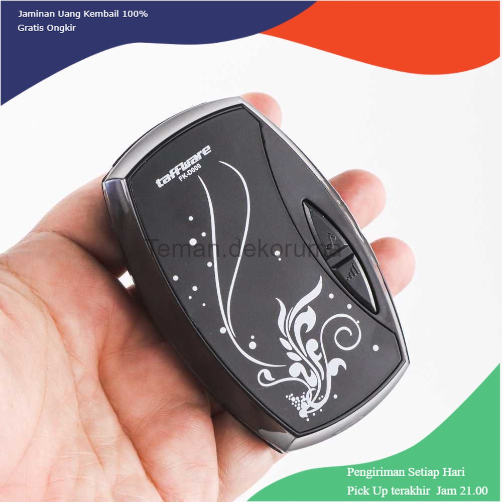 TD - SKL Taffware Bel Pintu Wireless Waterproof dengan EU Plug - FK-D009