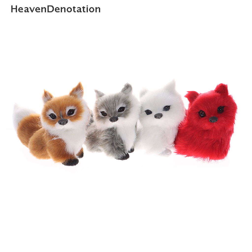 [HeavenDenotation] Simulasi Rubah Hewan Plush Decor Mainan Boneka Untuk Anak HDV